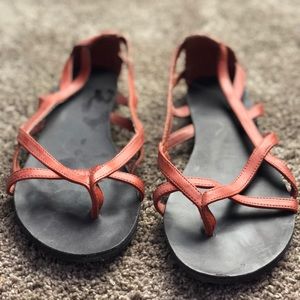 Orange Sandals